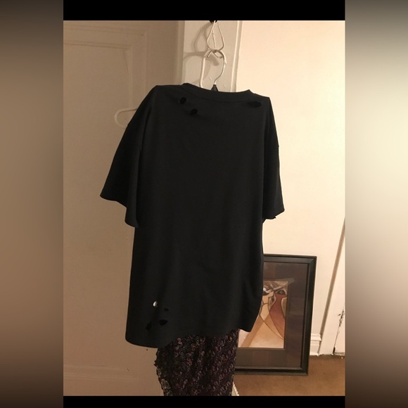 “kanye west” Distressed abstract 3D print Forever21 T Shirt - Picture 8 of 12